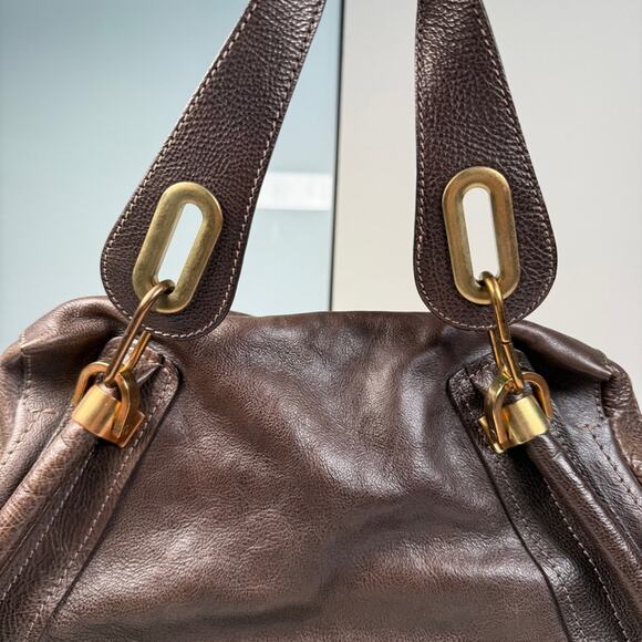 Chloé Paraty Brown Leather Tote - Picture 9 of 16